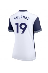 Tottenham Hotspur Dominic Solanke #19 Voetbaltruitje Thuis tenue Dames 2024-25 Korte Mouw